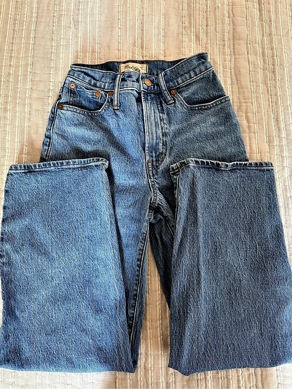 Madewell The Perfect Vintage Wide-Leg Crop Jean Wide-Leg Crop Jeans Size 23